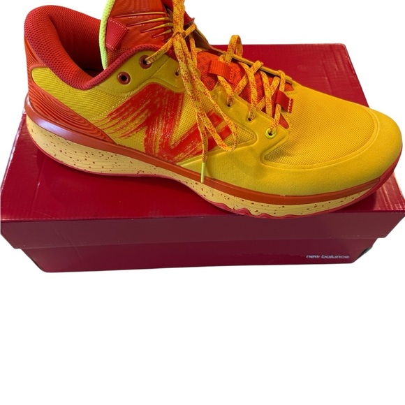 New Balance HESI Low Orange Neo Flame Men Basketball Shoe BBHSLO1 NEW Sold Out - Picture 13 of 15